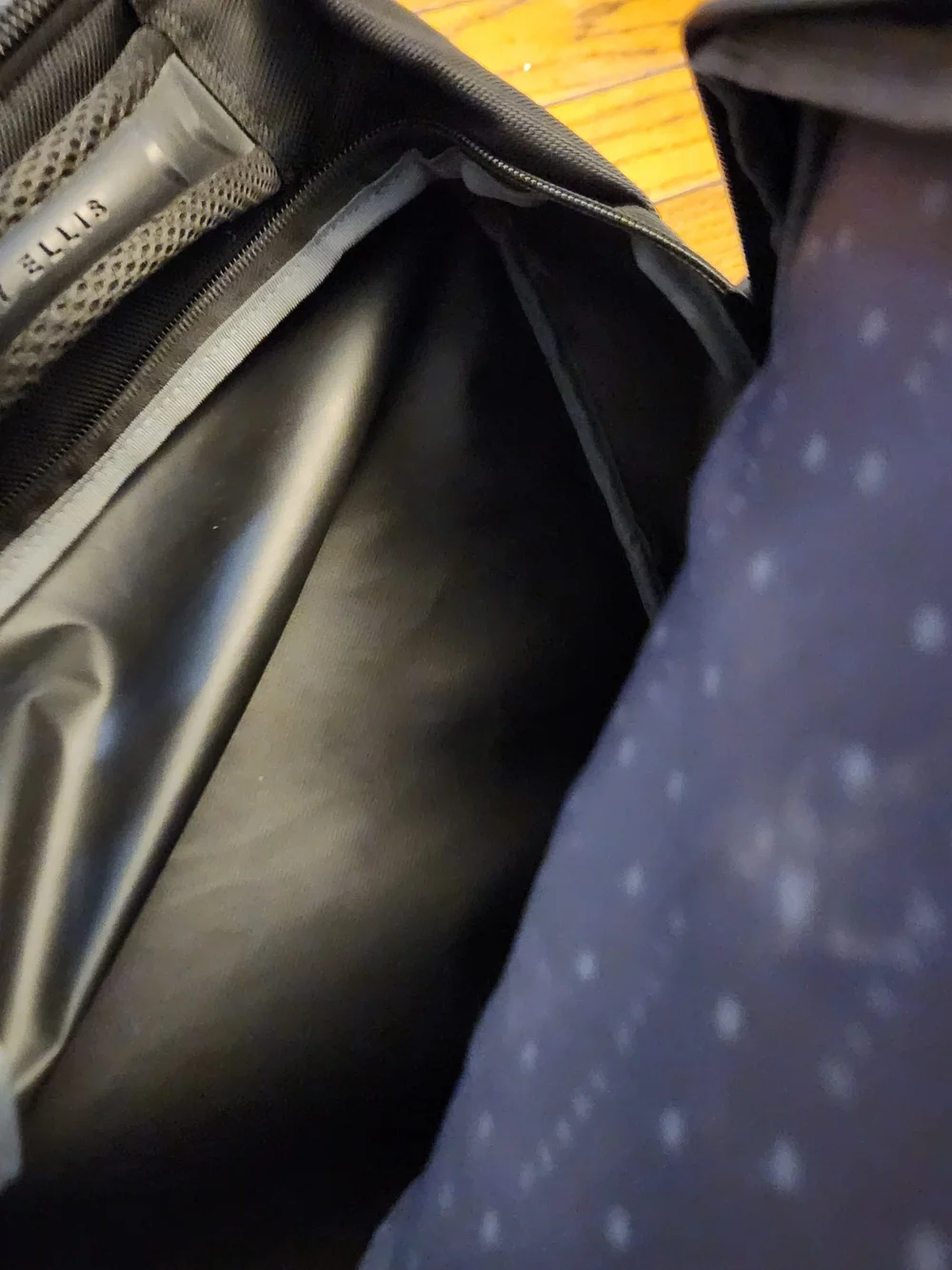 Perry Ellis Black Travel Laptop Backpack